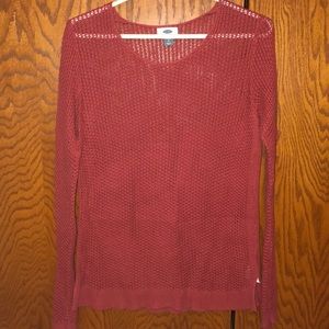Red/orange Old Navy sweater